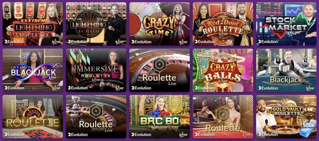 LuckyCasino - livekasinopelit
