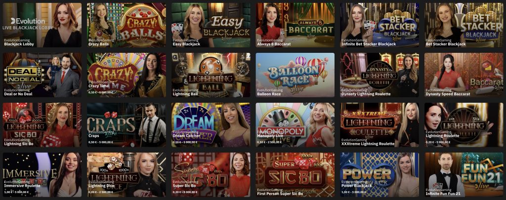 Fastbet casino - Live kasinopelit