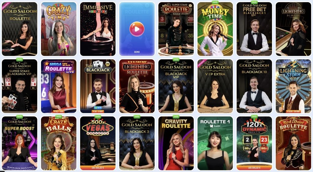 Nomini Casino - livekasinopelit