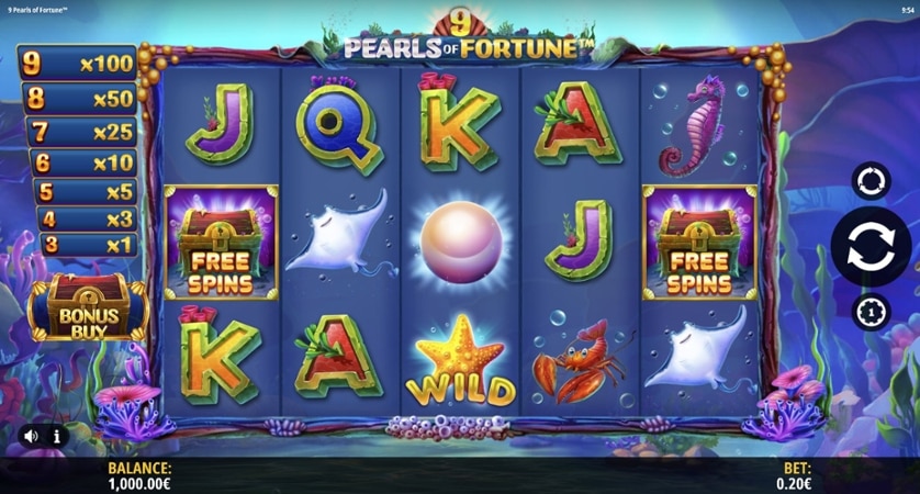 Pelaa nyt - 9 Pearls of Fortune