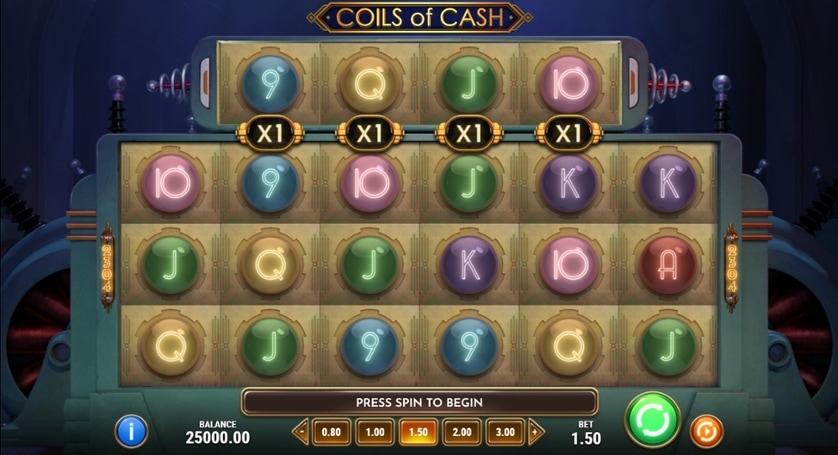 Pelaa nyt - Coils of Cash