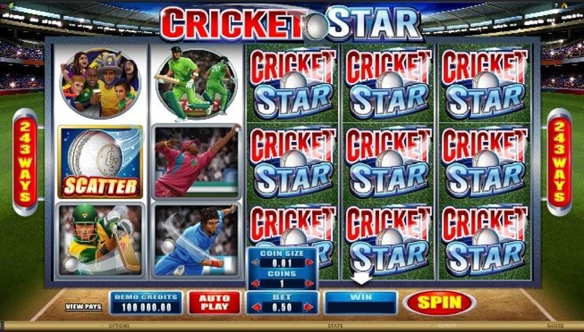 Pelaa nyt - Cricket Star