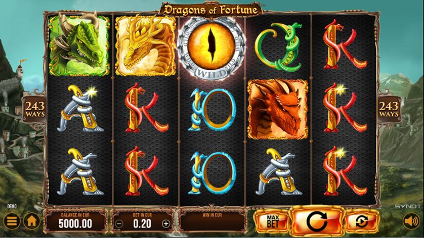 Pelaa nyt - Dragons of Fortune