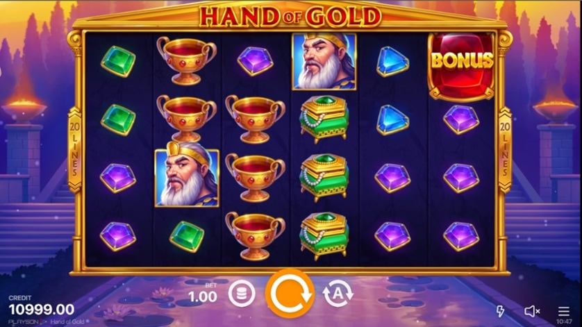 Pelaa nyt - Hand of Gold