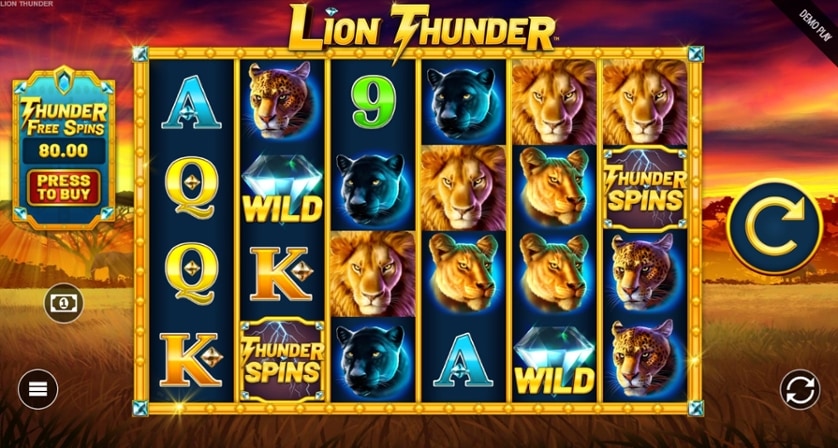 Pelaa nyt - Lion Thunder
