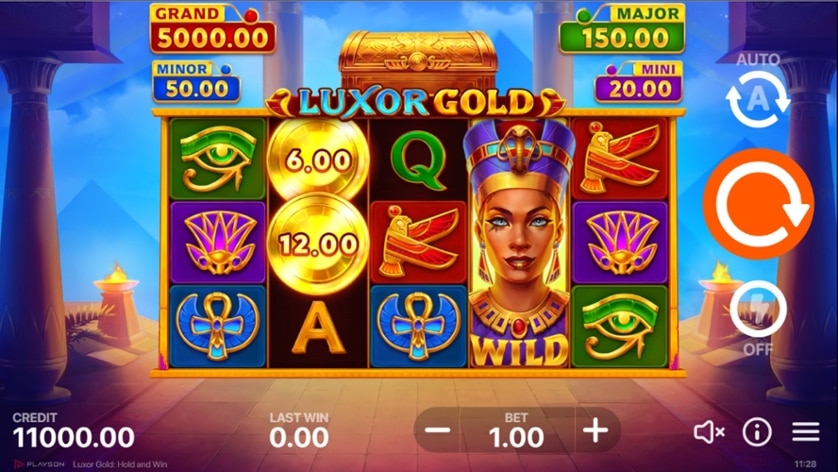 Pelaa nyt - Luxor Gold: Hold and Win