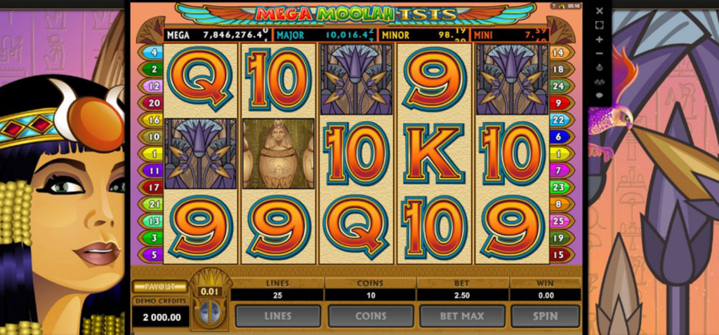 Mega Moolah Isis Microgaming