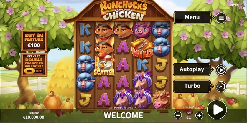 Pelaa nyt - Nunchucks Chicken