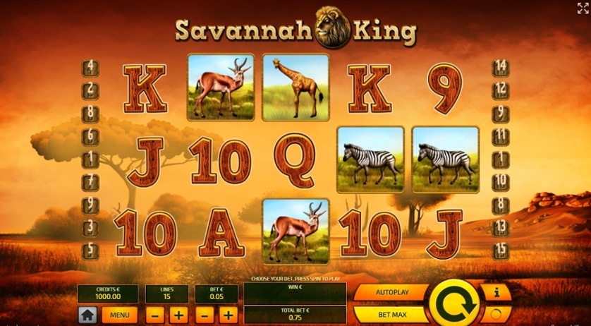 Pelaa nyt - Savannah King