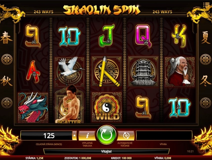 Pelaa nyt - Shaolin Spin