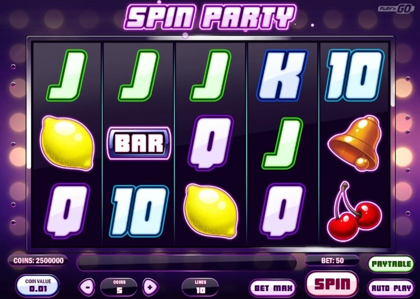 Pelaa nyt - Spin Party