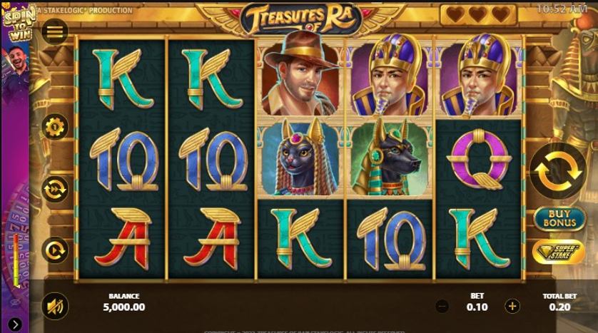 Pelaa nyt - Treasures of Ra