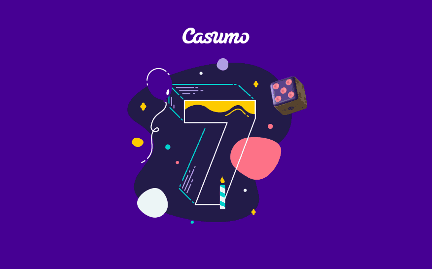 Tervetuloa Casumon 7-vuotispäiville – Lunasta talletusvapaat ilmaiskierrokset ja voita jopa 7 777 euroa!