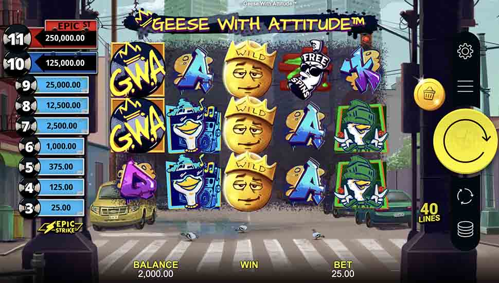 Pelaa nyt - Geese With Attitude