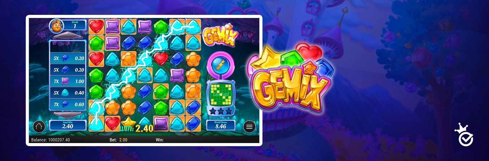 Gemix ilmainen kolikkopeli|Gemix