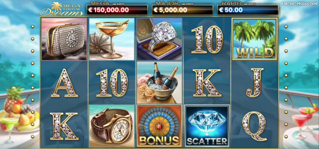 mega fortune dreams -kolikkopeli