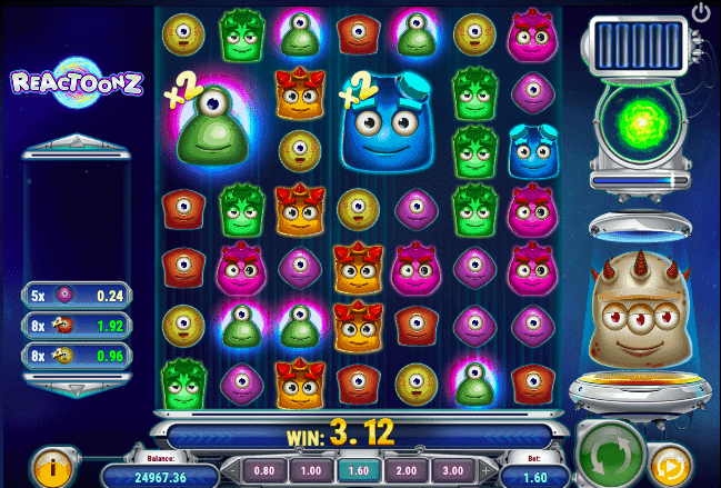 Thunderkick arvostelu: Reactoonz ja pelit