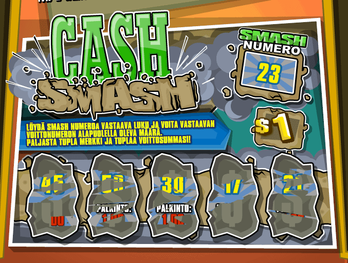 Smash Cash nettiarpa