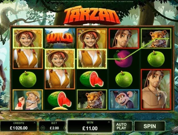 Tarzan hedelmäpeli