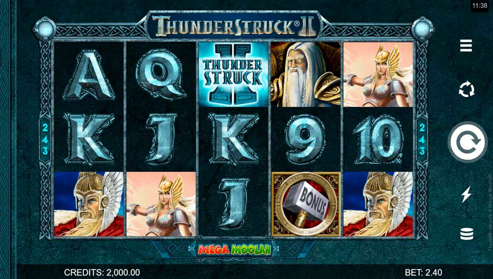 Pelaa nyt - Thunderstruck II Mega Moolah
