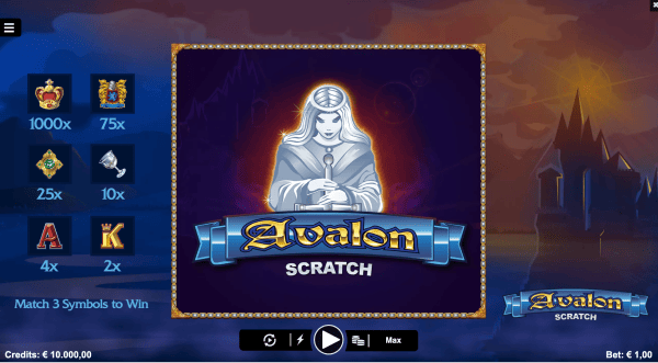 Pelaa nyt - Avalon Scratch