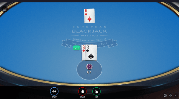 Pelaa nyt - European Blackjack