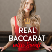 Real Baccarat with Sarati Real Dealer Studios logo