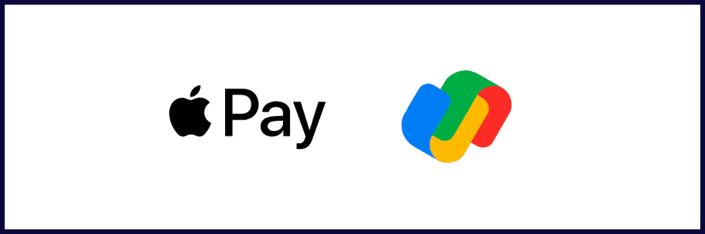 Apple Pay, Google Pay logo