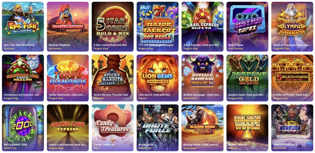 Casino Days - suosituimmat kolikkopelit