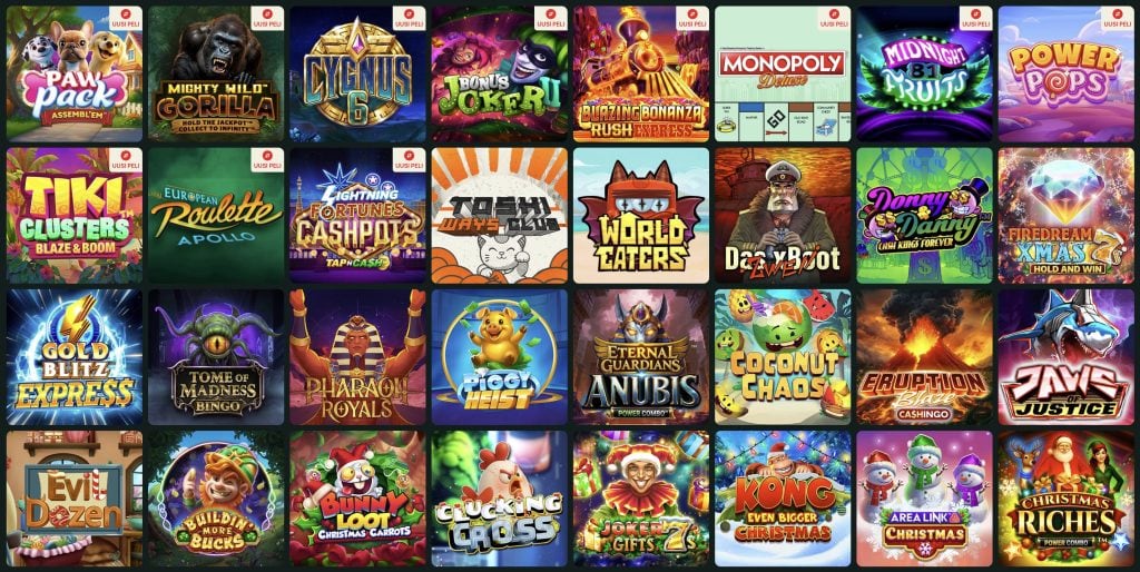 Optibet Casino - suosituimmat kolikkopelit
