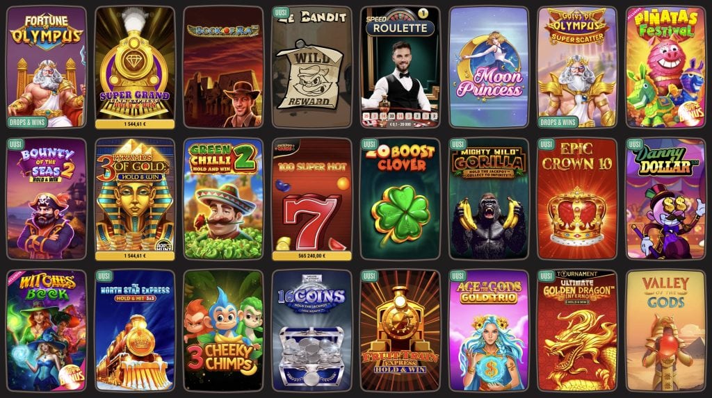 Neon54 Casino - Kolikkopelit