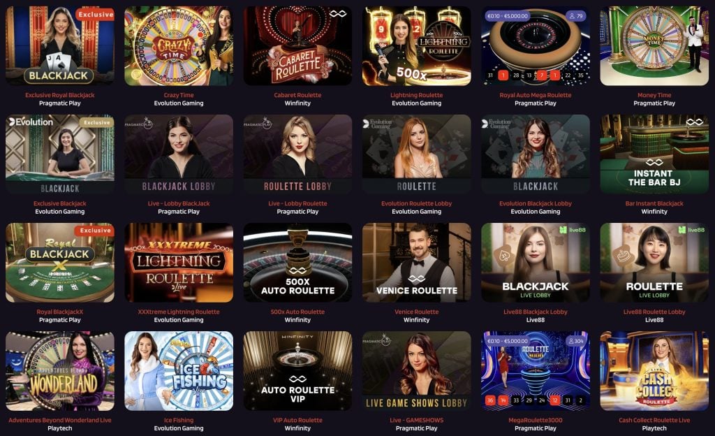 RedDice Casino - Livekasinopelit