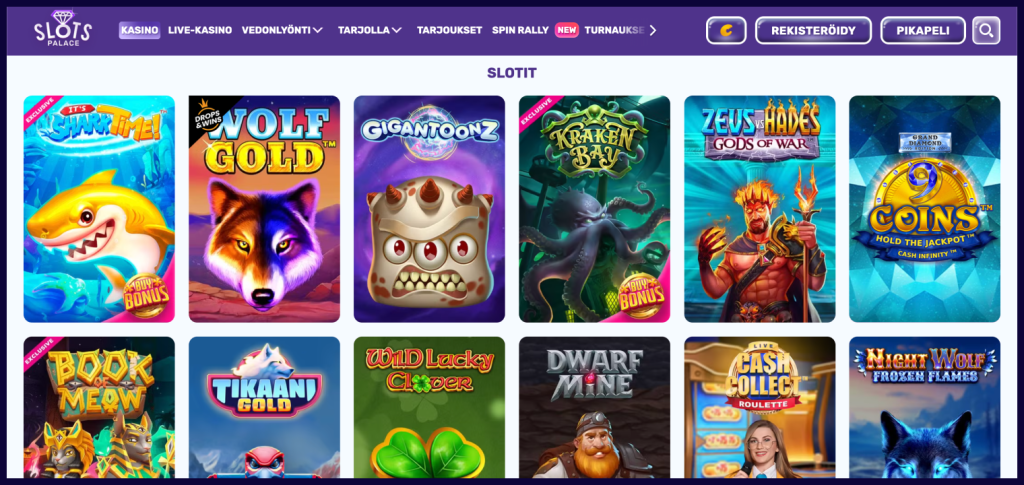 Slots Palace kasinon - kolikkopelit
