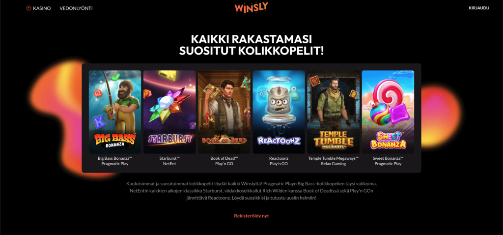 Winsly Kasino kolikkopelit