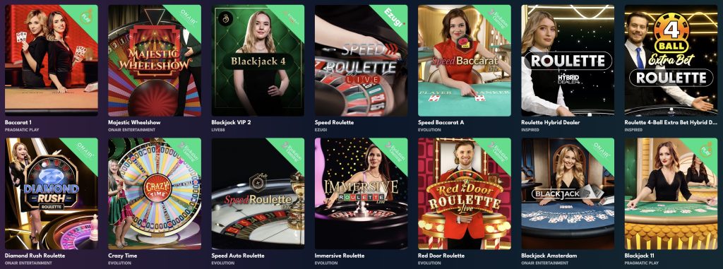 Raketti Casino - livekasinopelit
