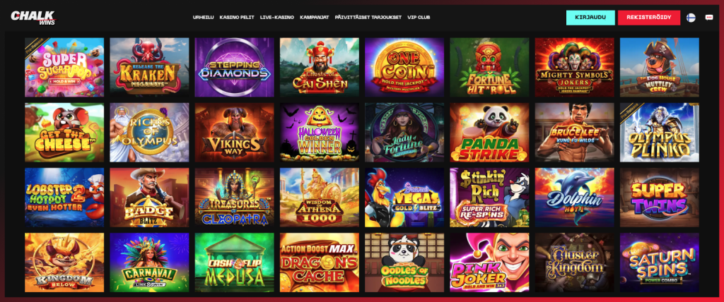 Chalk Wins Casino kolikkopelejä