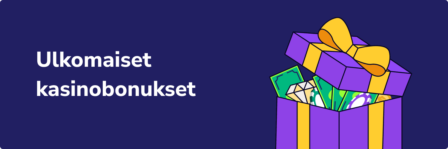 Ulkomaiset nettikasinot ja bonukset