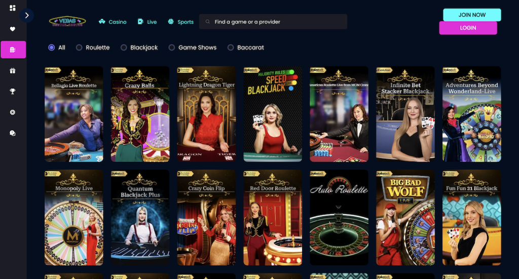 Vegas Mobile Casino 1