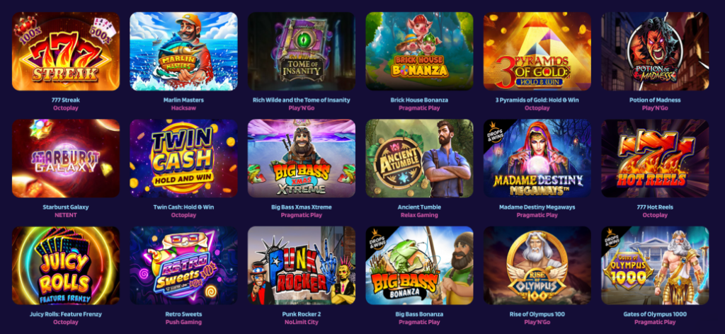Lyra Casino Kolikkopelit