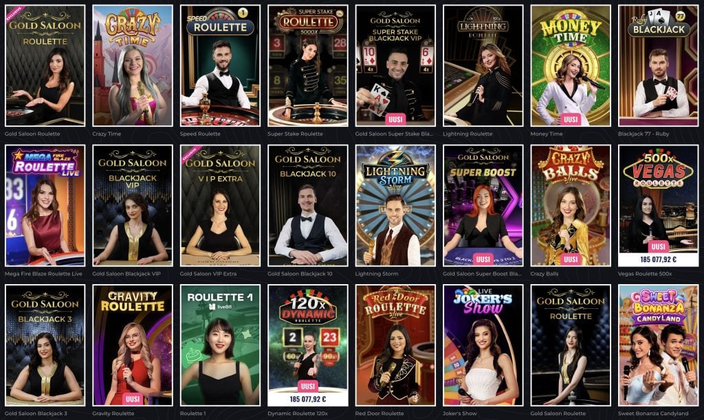 Lunubet Casino - live-kasinopelit