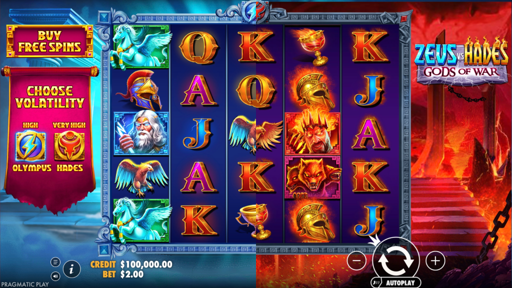 Zeus vs Hades Esikatselu