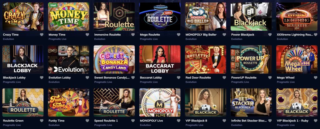 RioAce Casino - Livekasinopelit