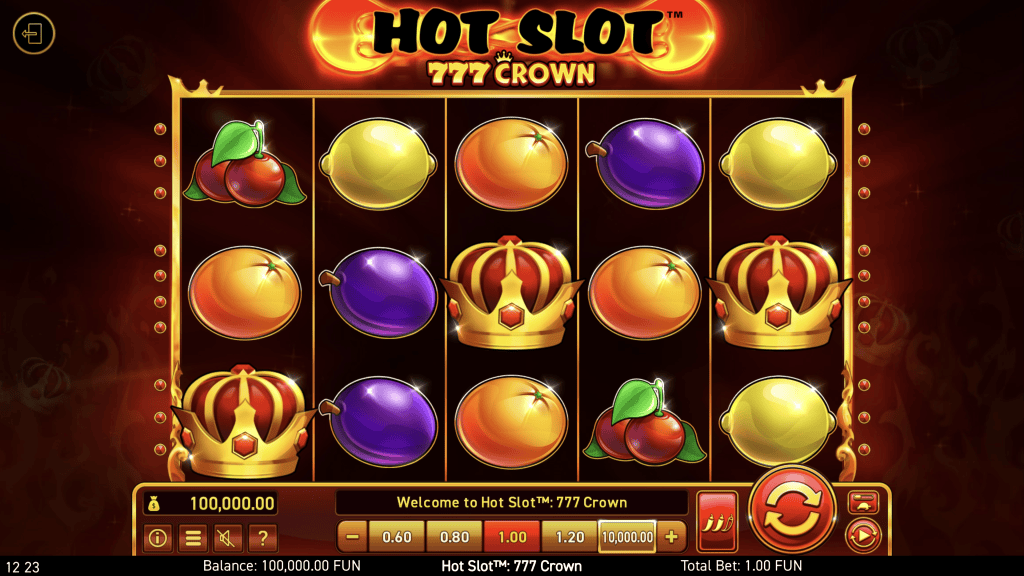 Hot Slot 777 Crown demo