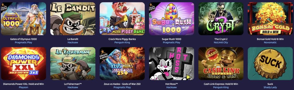 Lysa Casino pelit